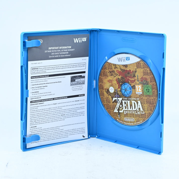 The Legend of Zelda: Breath of the Wild - Nintendo Wii U Game - PAL - FREE POST!
