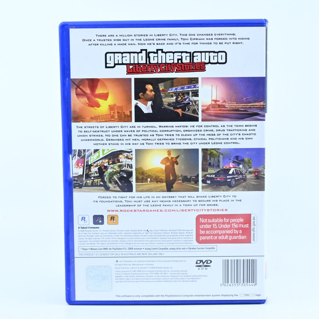 Grand Theft Auto: Liberty City Stories - PS2 Game - No Map or Manual