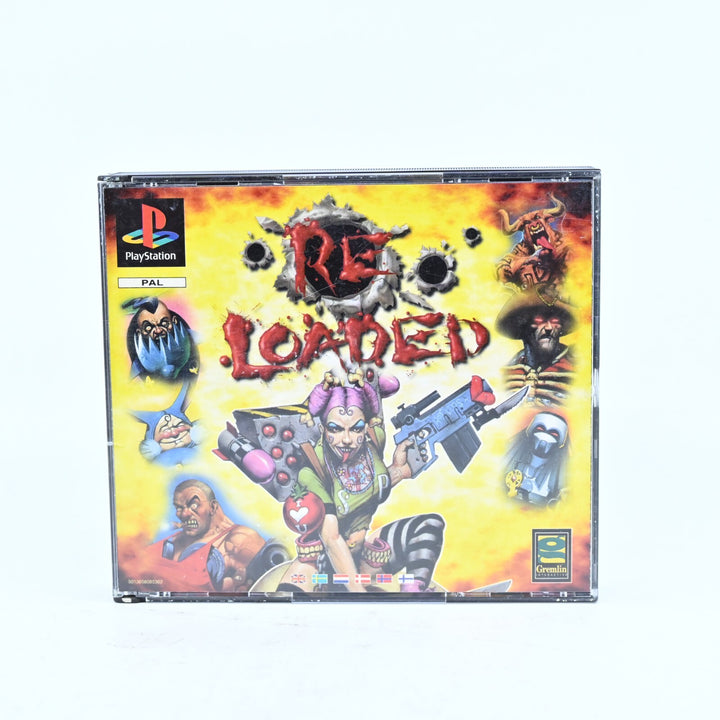 Re-Loaded - Sony Playstation 1 / PS1 Game + Manual - PAL - MINT DISC!