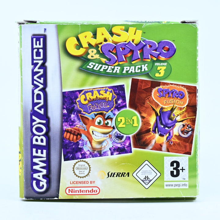 Crash & Spyro Super Pack Volume 3 - Nintendo Gameboy Advance / GBA Boxed Game