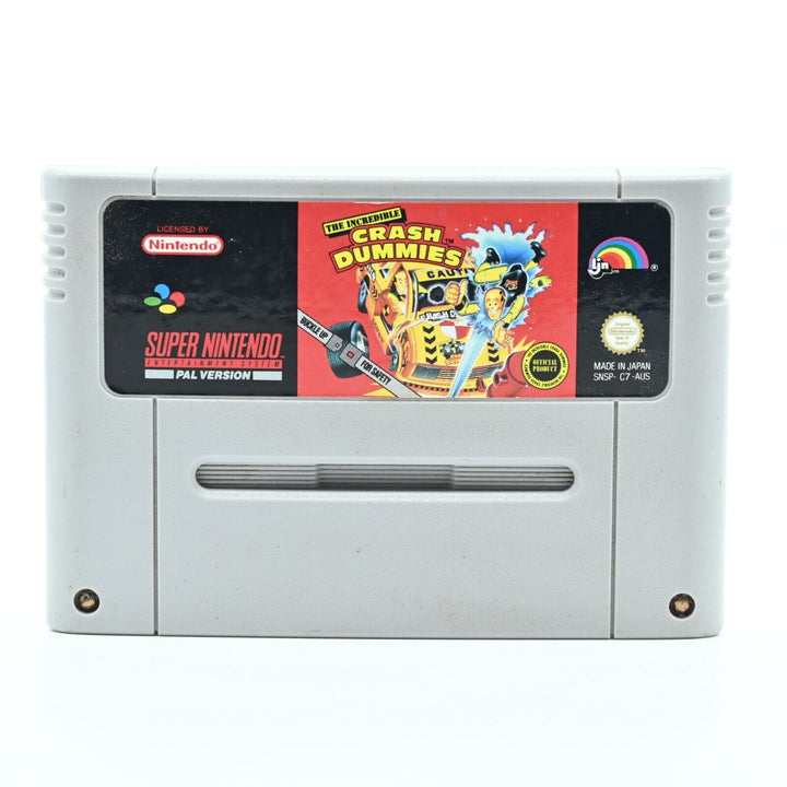 The Incredible Crash Dummies - Super Nintendo / SNES Game - PAL - FREE POST!