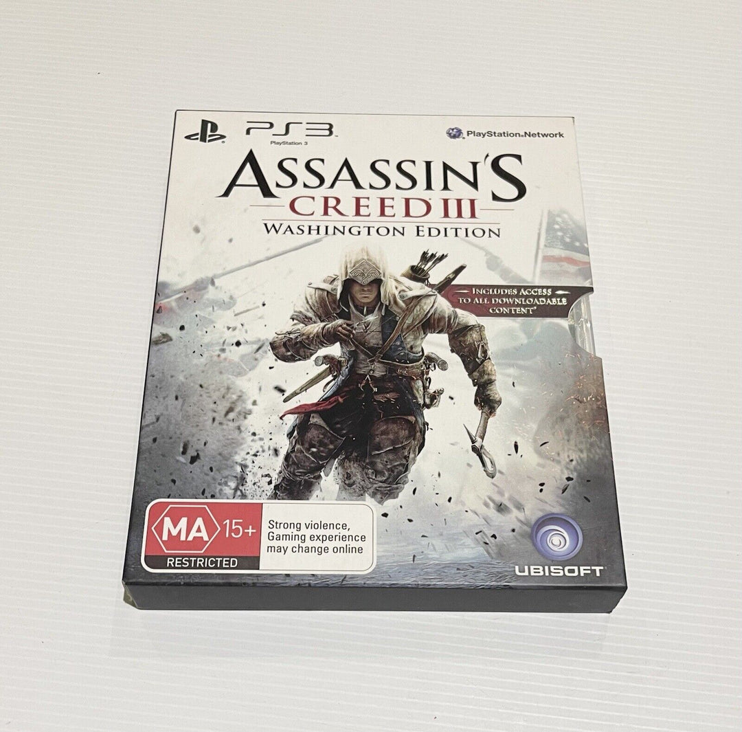 Assassin's Creed III 3 Washington Edition - Sony Playstation 3 / PS3 Game