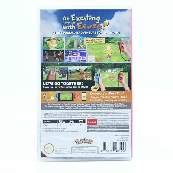 SEALED! Pokemon: Let's Go, Eevee! - Nintendo Switch Game - FREE POST!