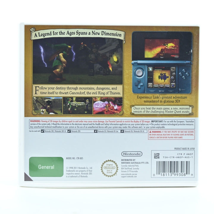 The Legend of Zelda: Ocarina of TIme 3D - Nintendo 3DS Game - PAL - FREE POST!