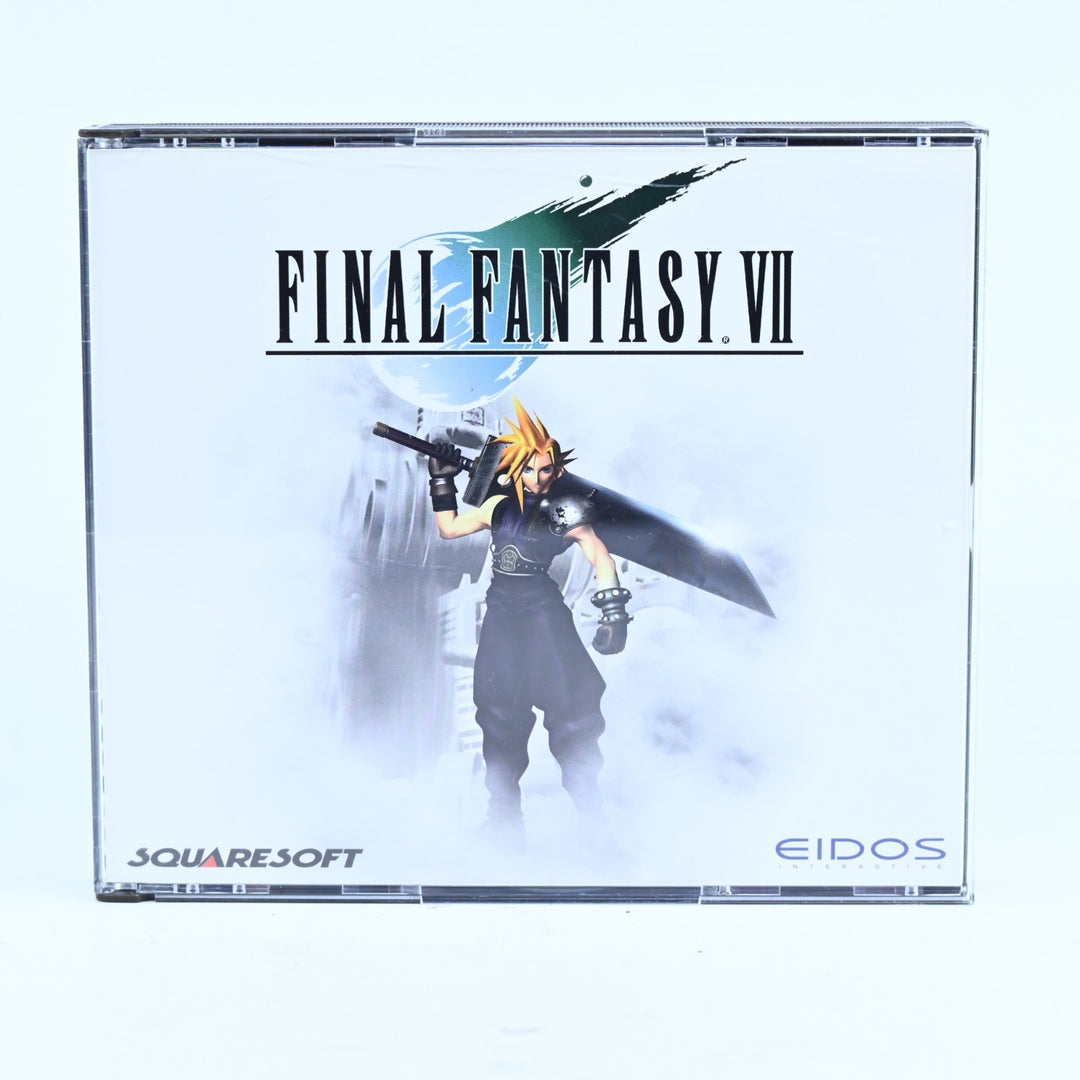 Final Fantasy VII 7 Big Box + Manual - Squaresoft - 4 Disc PC Game