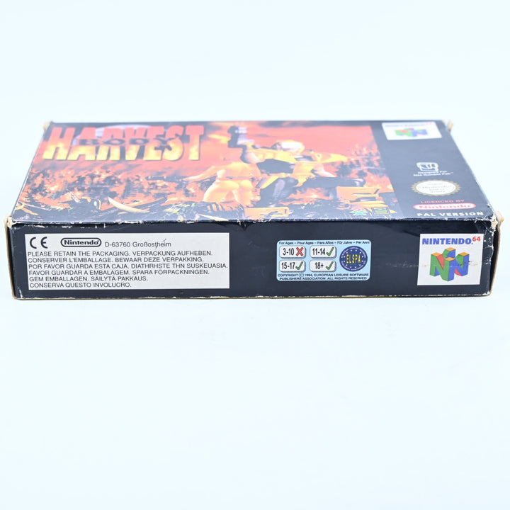 Body Harvest - N64 / Nintendo 64 Boxed Game - PAL - FREE POST!