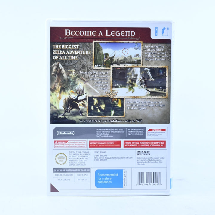 The Legend of Zelda: Twilight Princess - Nintendo Wii Game &amp; Manual - PAL