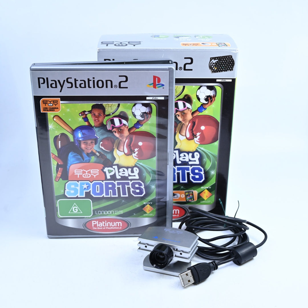 EyeToy Play Sports + EyeToy - Sony Playstation 2 / PS2 Game + Manual - PAL