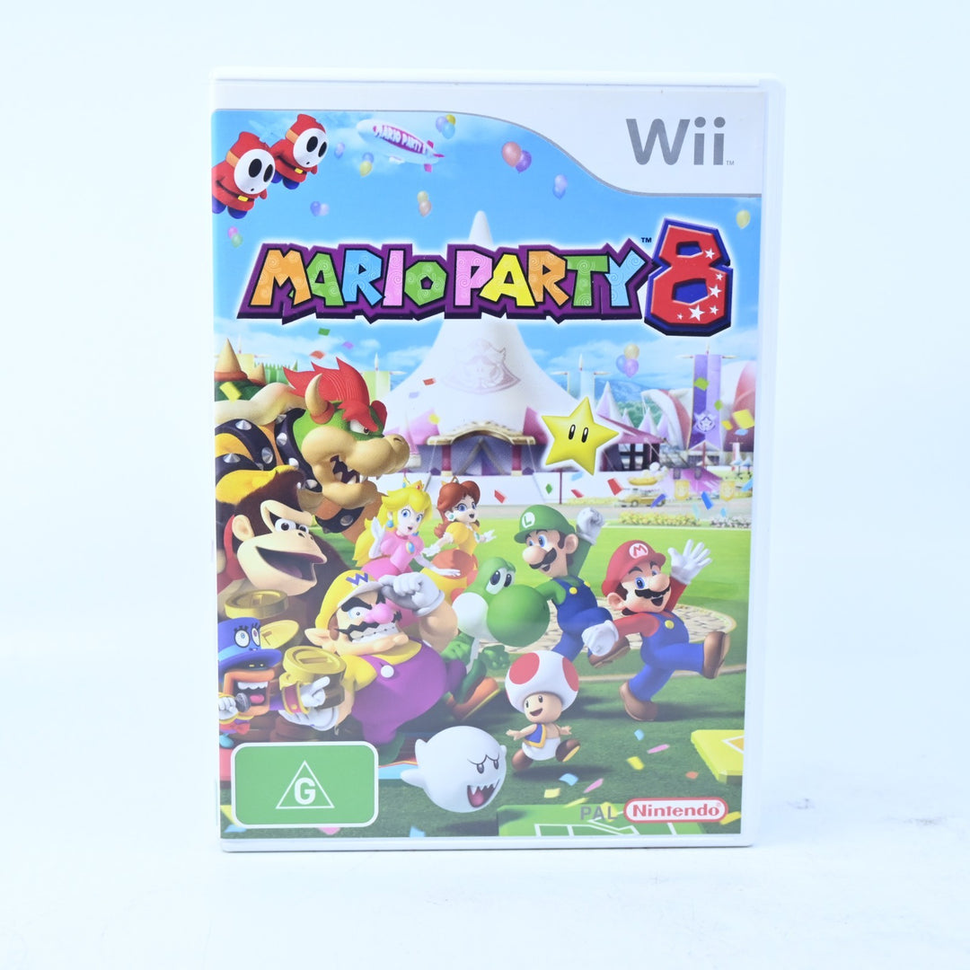 Mario Party 8 - Nintendo Wii Game + Manual - PAL - MINT DISC!