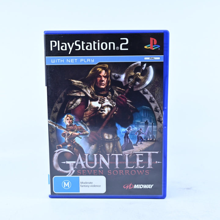 Gauntlet: Seven Sorrows - Sony Playstation 2 / PS2 Game + Manual - PAL