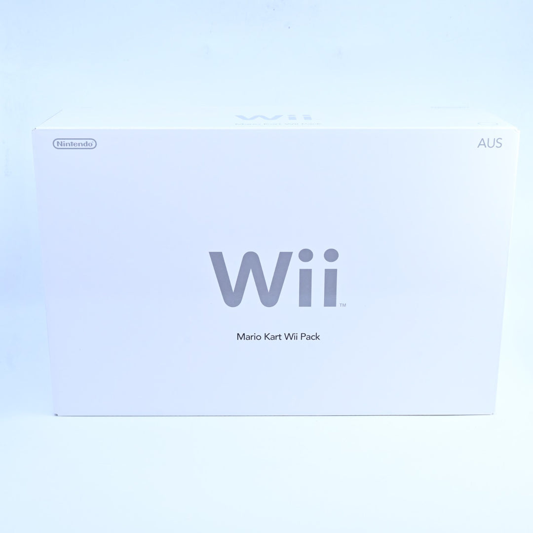 UNUSED! Mario Kart Wii Pack - White - 25th Anniversary - Wii Boxed Console - PAL