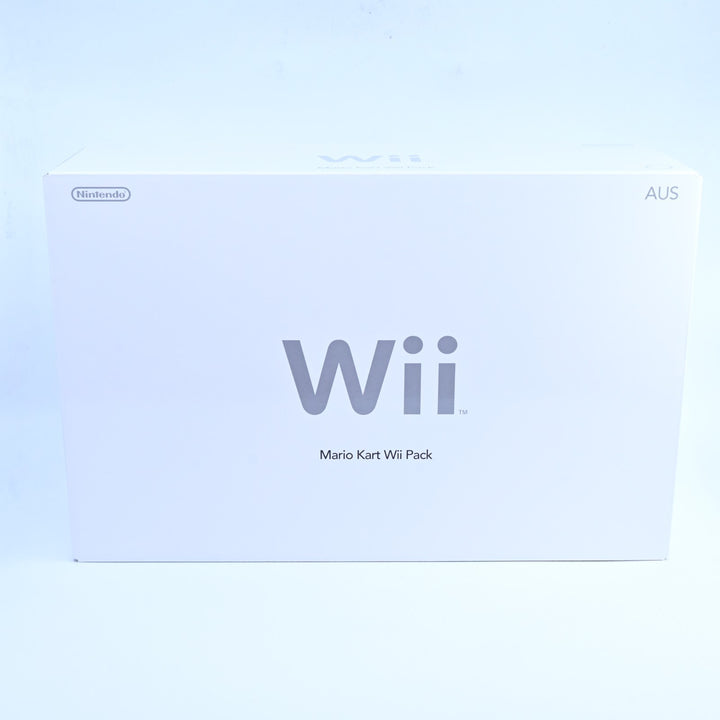 UNUSED! Mario Kart Wii Pack - White - 25th Anniversary - Wii Boxed Console - PAL