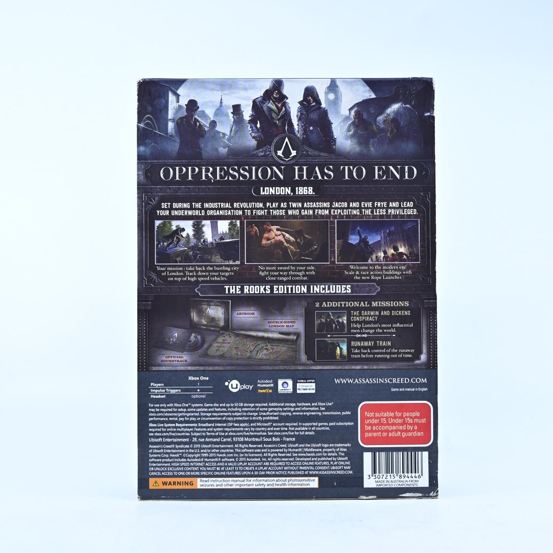 Assassin's Creed Syndicate - The Rooks Edition - Xbox One Game - FREE POST!