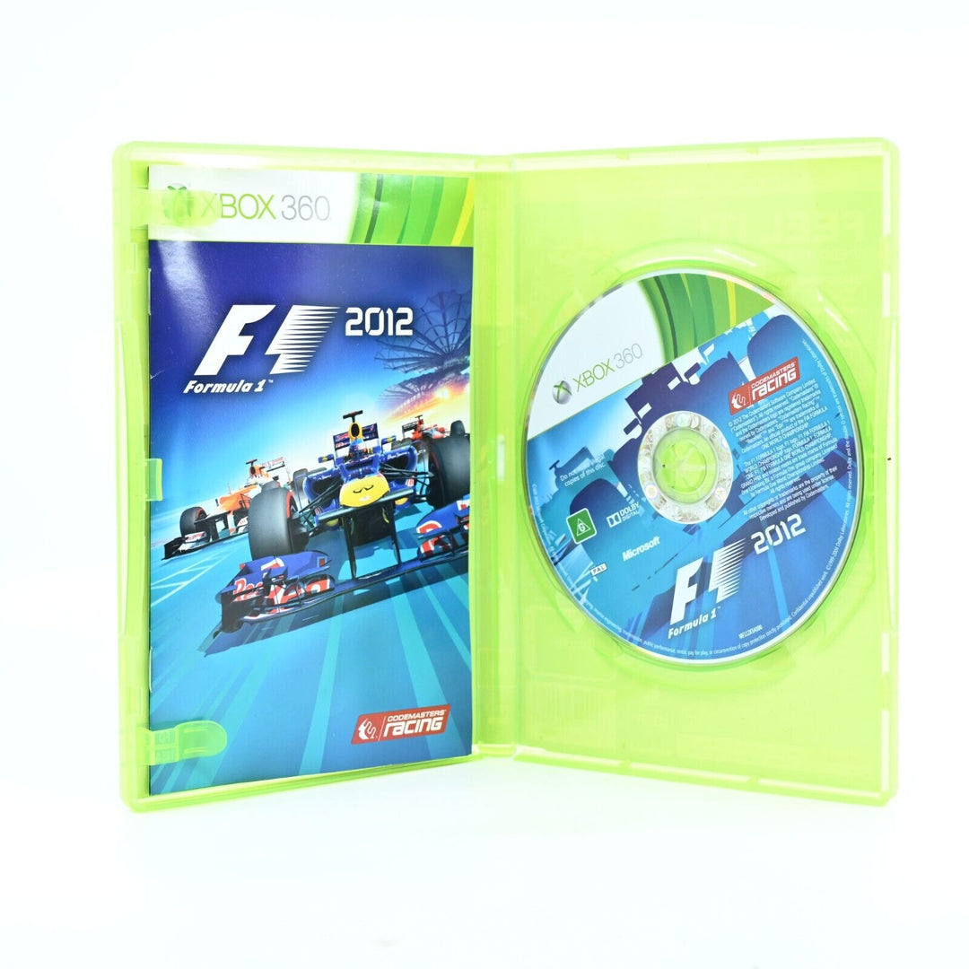 F1 Formula 1 2012- Xbox 360 Game + Manual - PAL - MINT DISC!