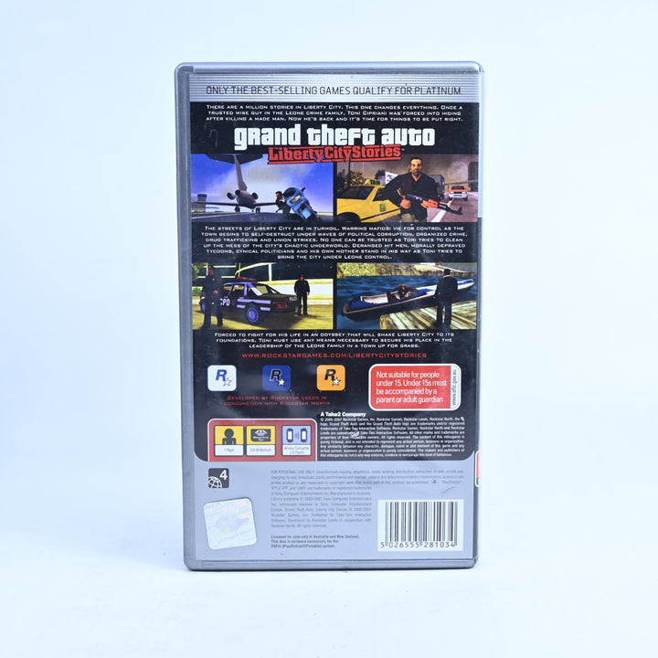 Grand Theft Auto: Liberty City Stories - Sony PSP Game + Manual - No Map