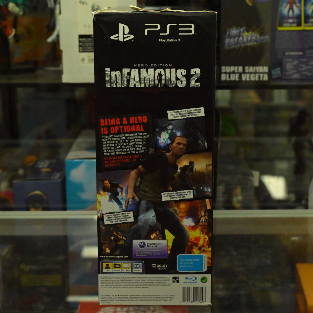 inFAMOUS 2 - Hero Edition - Sony Playstation 3 / PS3 Game - FREE POST!