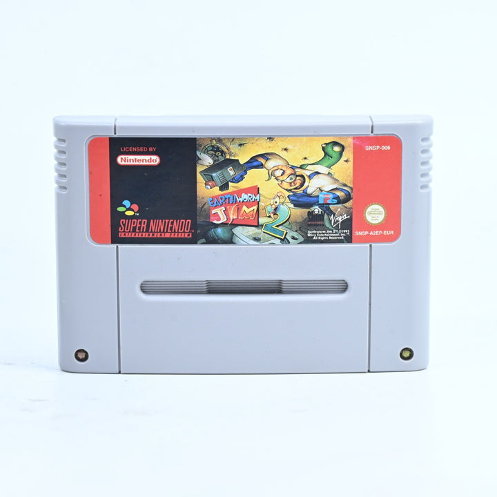 EarthWorm Jim 2 - Super Nintendo / SNES Game - PAL - FREE POST!