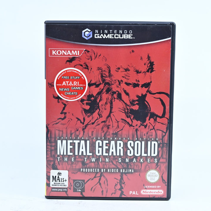 Metal Gear Solid: The Twin Snakes - Nintendo Gamecube Game + Manual - PAL