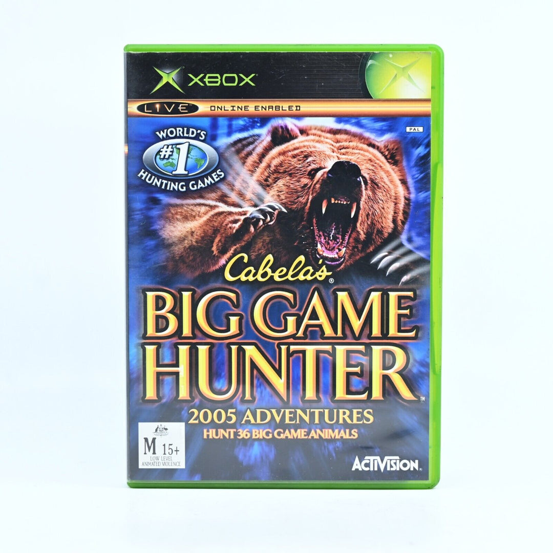 Cabela's Big Game Hunter 2005 Adventures - Original Xbox Game + Manual - PAL