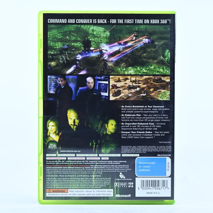 Command & Conquer 3 Tiberium Wars - Xbox 360 Game + Manual - PAL