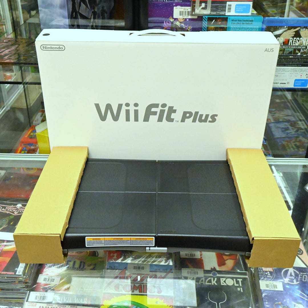 Black Wii Fit Plus Pack - Nintendo Wii Boxed Console - PAL - FREE POST!