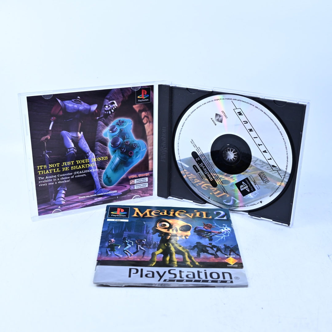 Medievil 2 - Sony Playstation 1 / PS1 Game + Manual - PAL