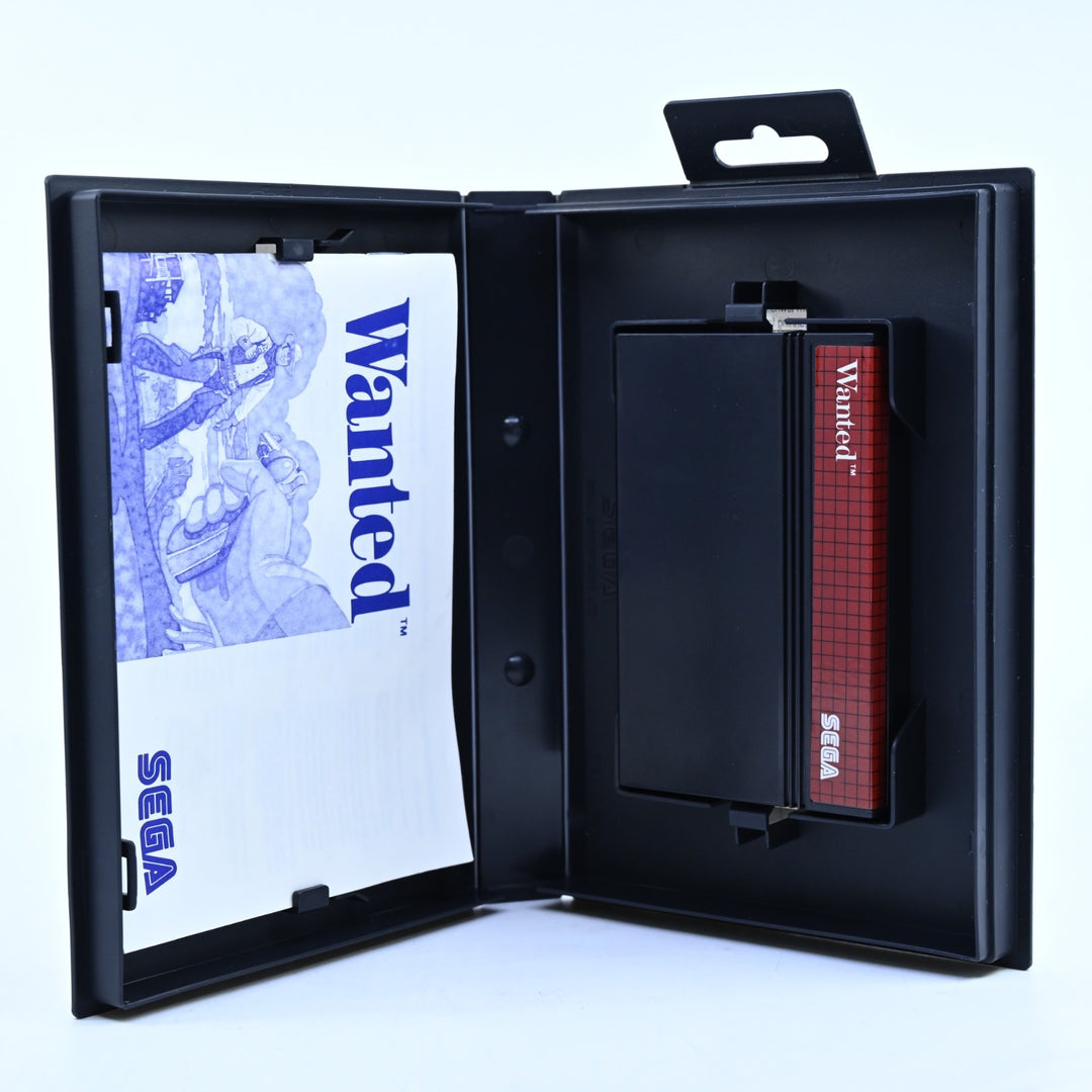 Wanted - Sega Master System Game + Manual - PAL - FREE POST!