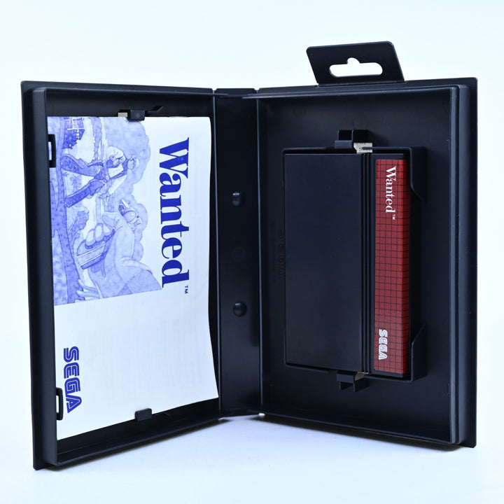 Wanted - Sega Master System Game + Manual - PAL - FREE POST!