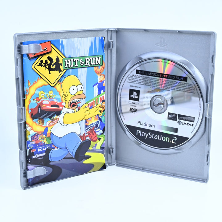 The Simpsons Hit & Run - Sony Playstation 2 / PS2 Game + Manual - PAL