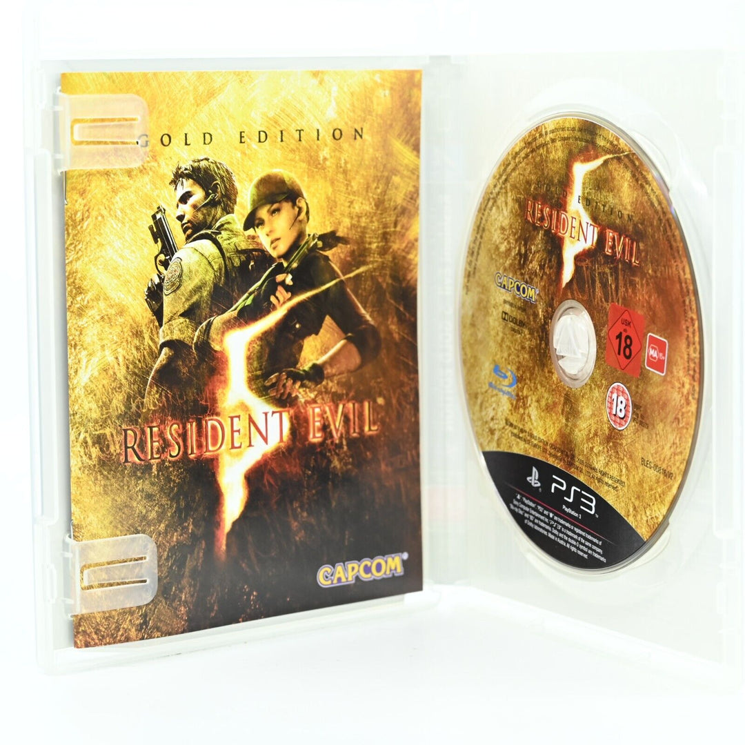 Resident Evil 5 Gold Edition - Sony Playstation 3 / PS3 Game - MINT DISC!