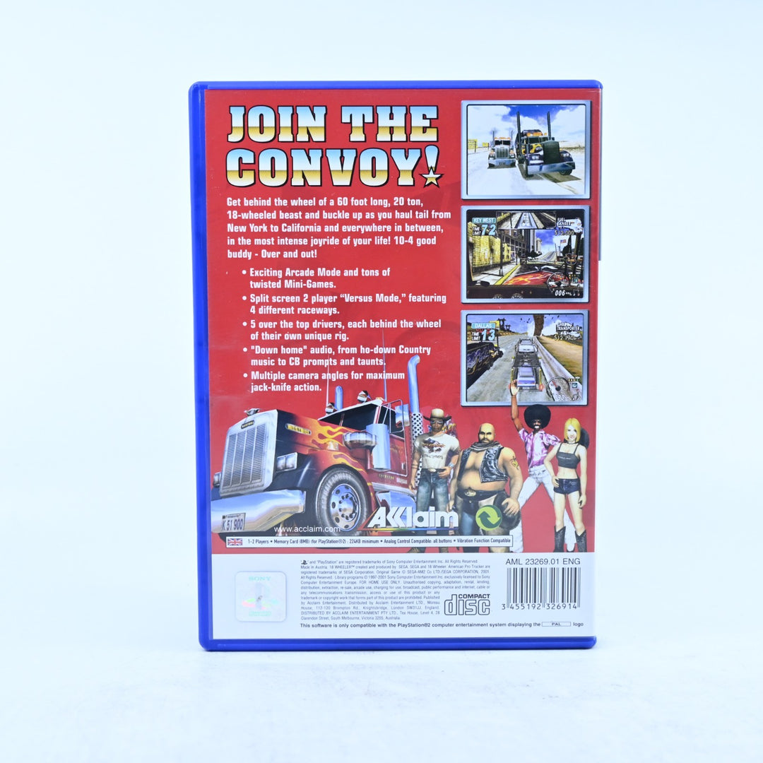 18 Wheeler American Pro Trucker - Sony Playstation 2 / PS2 Game + Manual