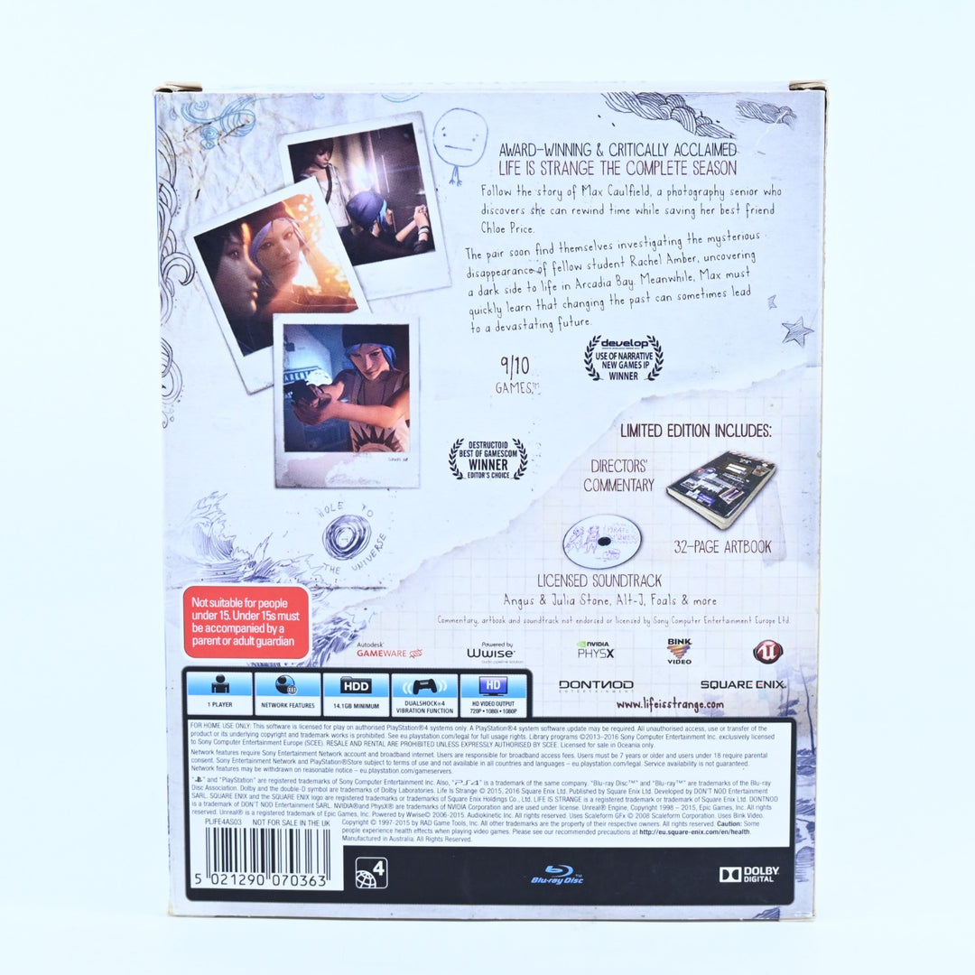 Life is Strange Limited Edition - Sony Playstation 4 / PS4 Game - MINT DISC!