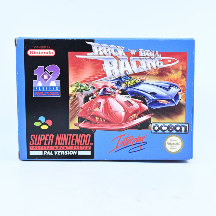 Rock n' Roll Racing - Super Nintendo / SNES Boxed Game - AUS PAL - FREE POST!