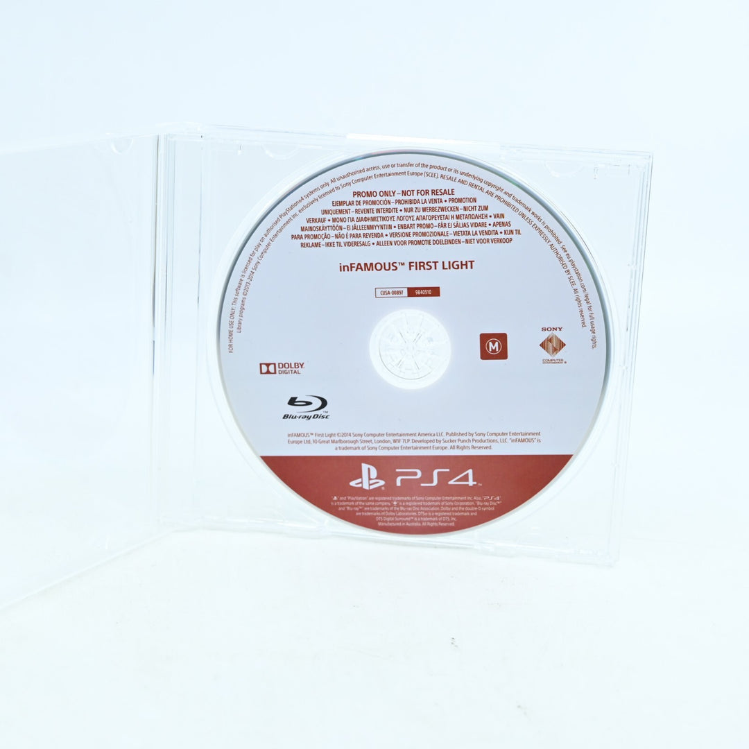 inFamous: First Light Promo Disc - Sony PS4 Game - MINT DISC!