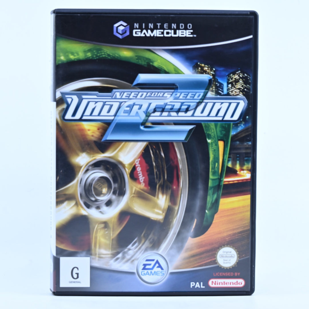 Need for Speed Underground 2 - Nintendo Gamecube Game + Manual - PAL
