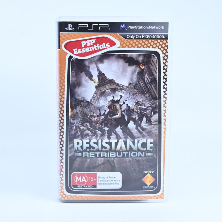 Resistance: Retribution - Sony PSP Game + Manual - FREE POST!