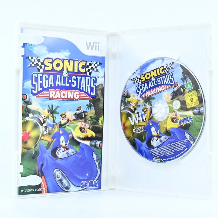 Sonic & Sega All-Stars Racing - Nintendo Wii Game + Manual - PAL - MINT DISC!
