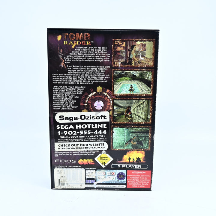 Tomb Raider - Sega Saturn Game - PAL - MINT DISC!