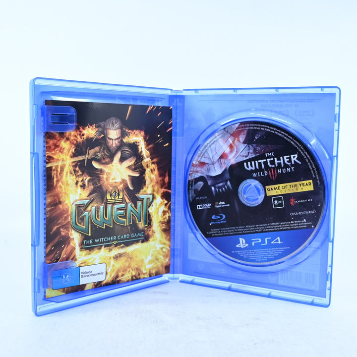 The Witcher 3: Wild Hunt - Game of the Year Edition - PS4 Game - MINT DISC!