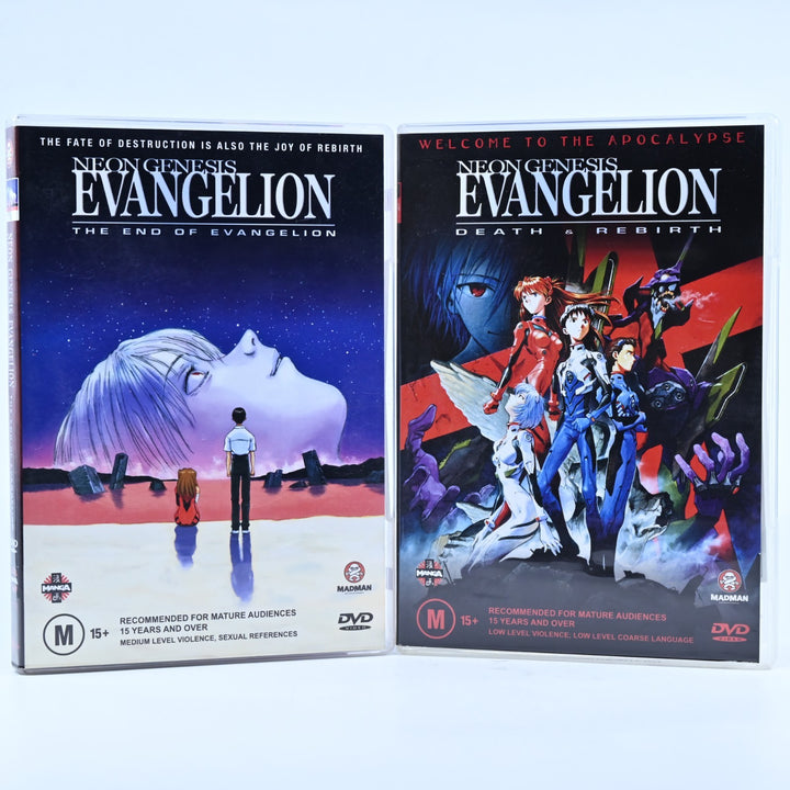 Neon Genesis Evangelion - Volumes 1 to 8 + Movies - Anime DVDs