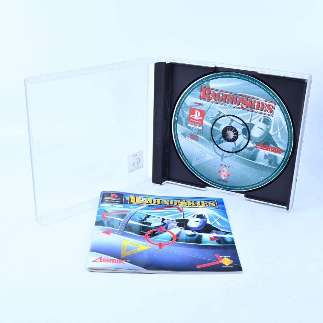 Raging Skies - Sony Playstation 1 / PS1 Game + Manual - PAL - MINT DISC!