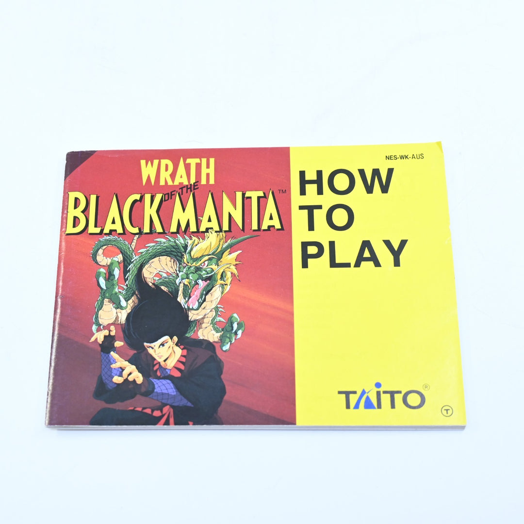 Wrath of the Black Manta - Nintendo Entertainment System / NES Boxed Game - PAL