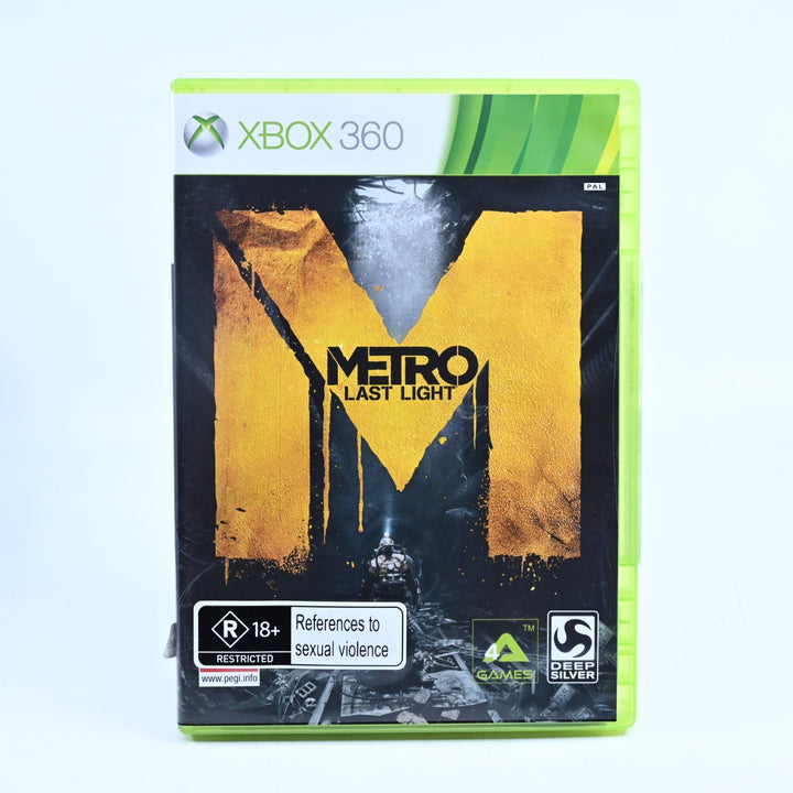 Metro Last Light - SEALED! - Xbox 360 Game + Manual - PAL - MINT DISC!
