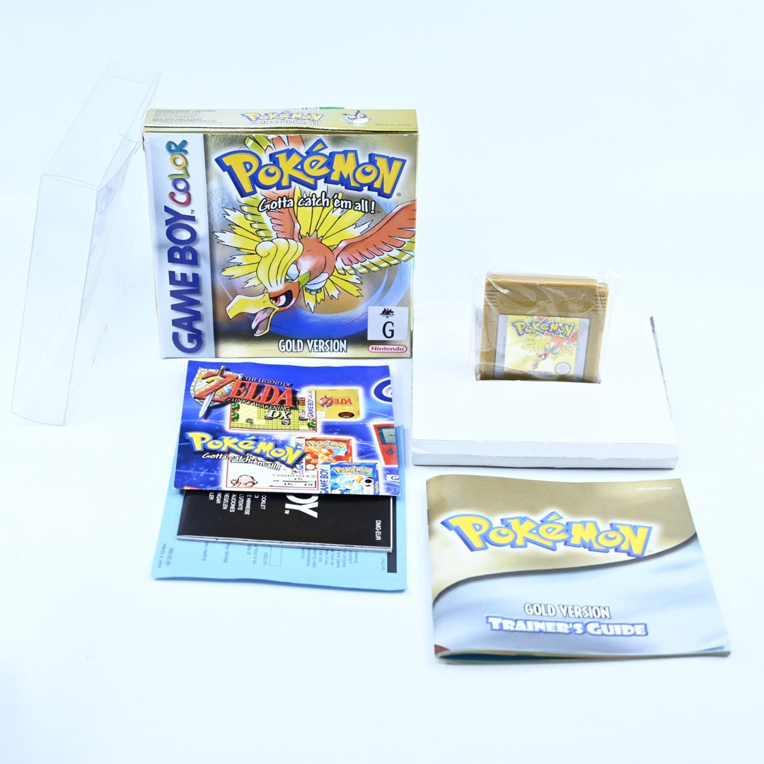 Pokemon Gold Version - Nintendo Gameboy Color Boxed Game - PAL - FREE POST!