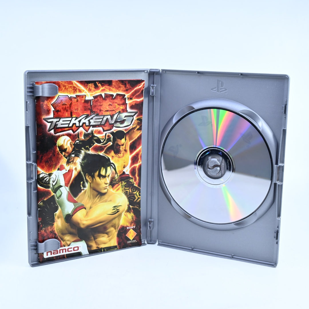 Tekken 5 - Sony Playstation 2 / PS2 Game + Manual - PAL - NEAR MINT DISC!