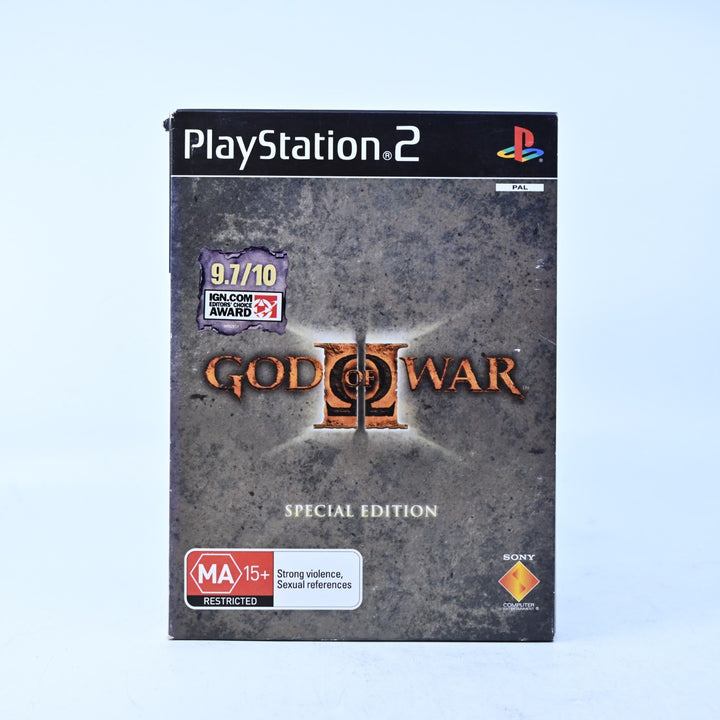 God of War II - Special Edition - Sony Playstation 2 / PS2 Game + Manual - PAL