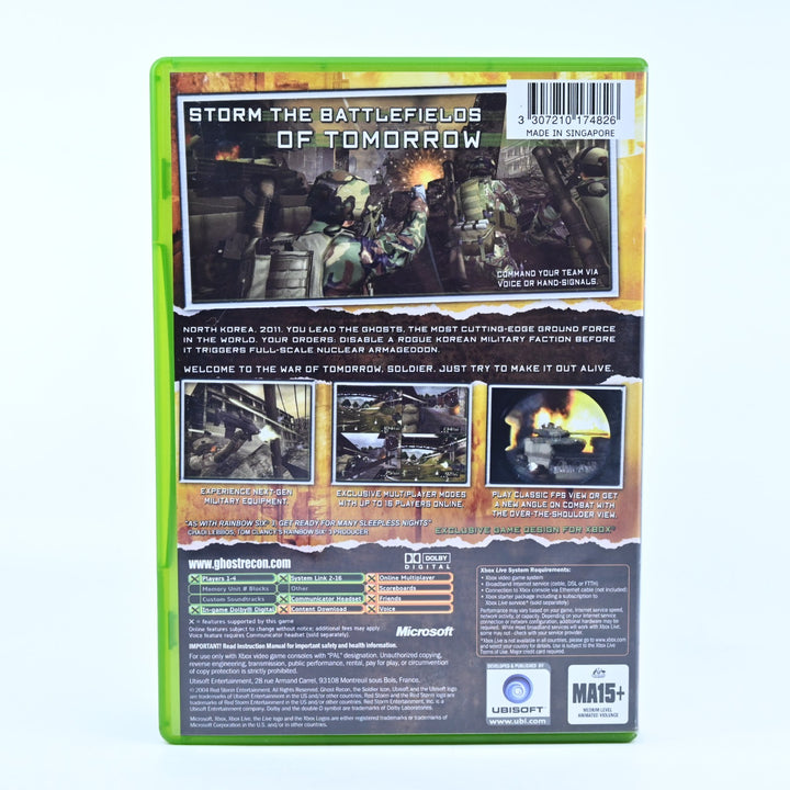 Tom Clancy's Ghost Recon 2 - Original Xbox Game + Manual - PAL - MINT DISC!