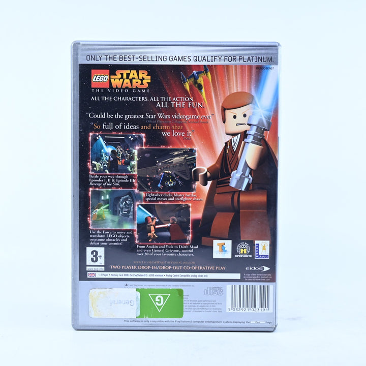 LEGO Star Wars: The Video Game - Sony Playstation 2 / PS2 Game + Manual - PAL