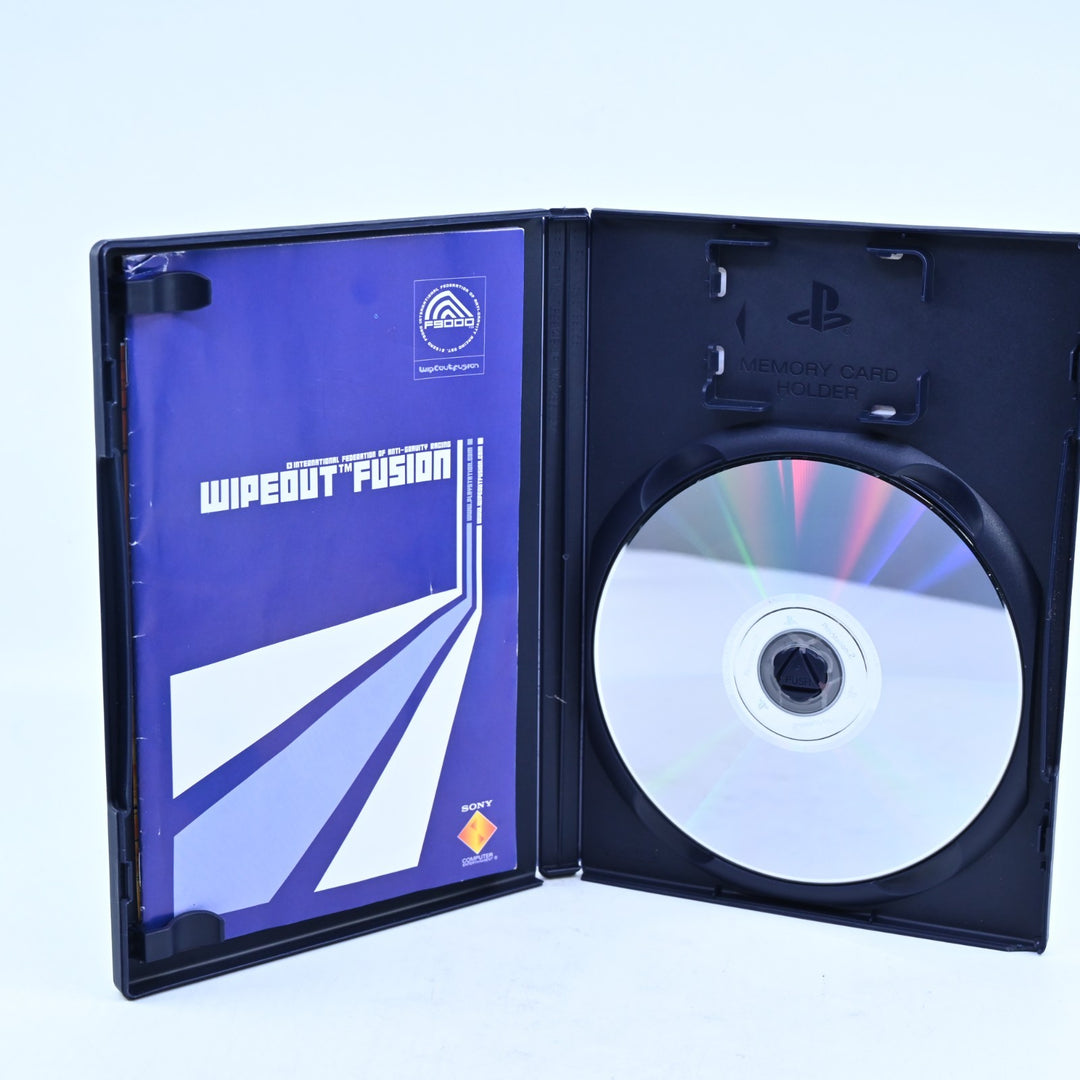 Wipeout Fusion - Sony Playstation 2 / PS2 Game + Manual - PAL - MINT DISC!