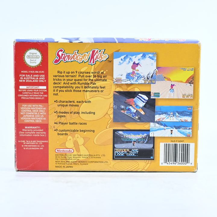 Snowboard Kids - N64 / Nintendo 64 Boxed Game - PAL - FREE POST!